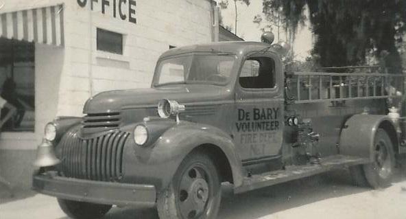 First Engine bought in '54 - a 1943 Chevrolet combination pumper tanker